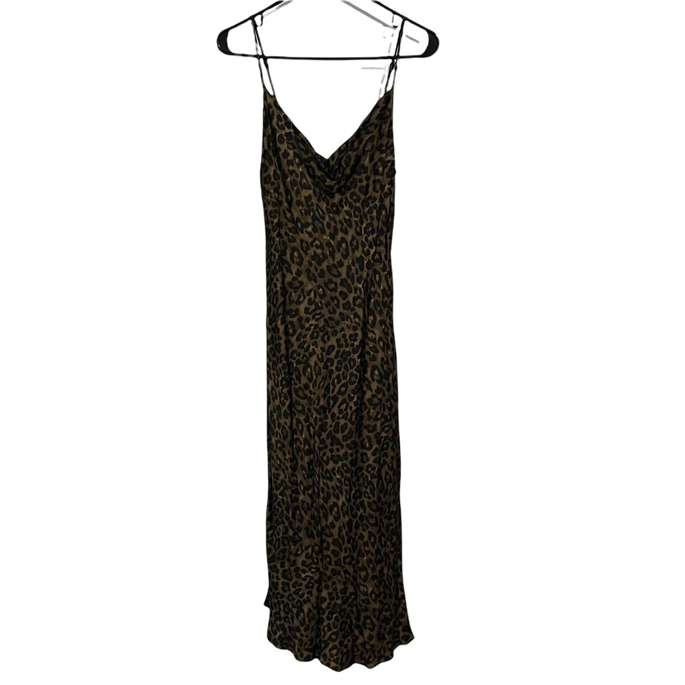 Zara Cheetah Print Slip Dress